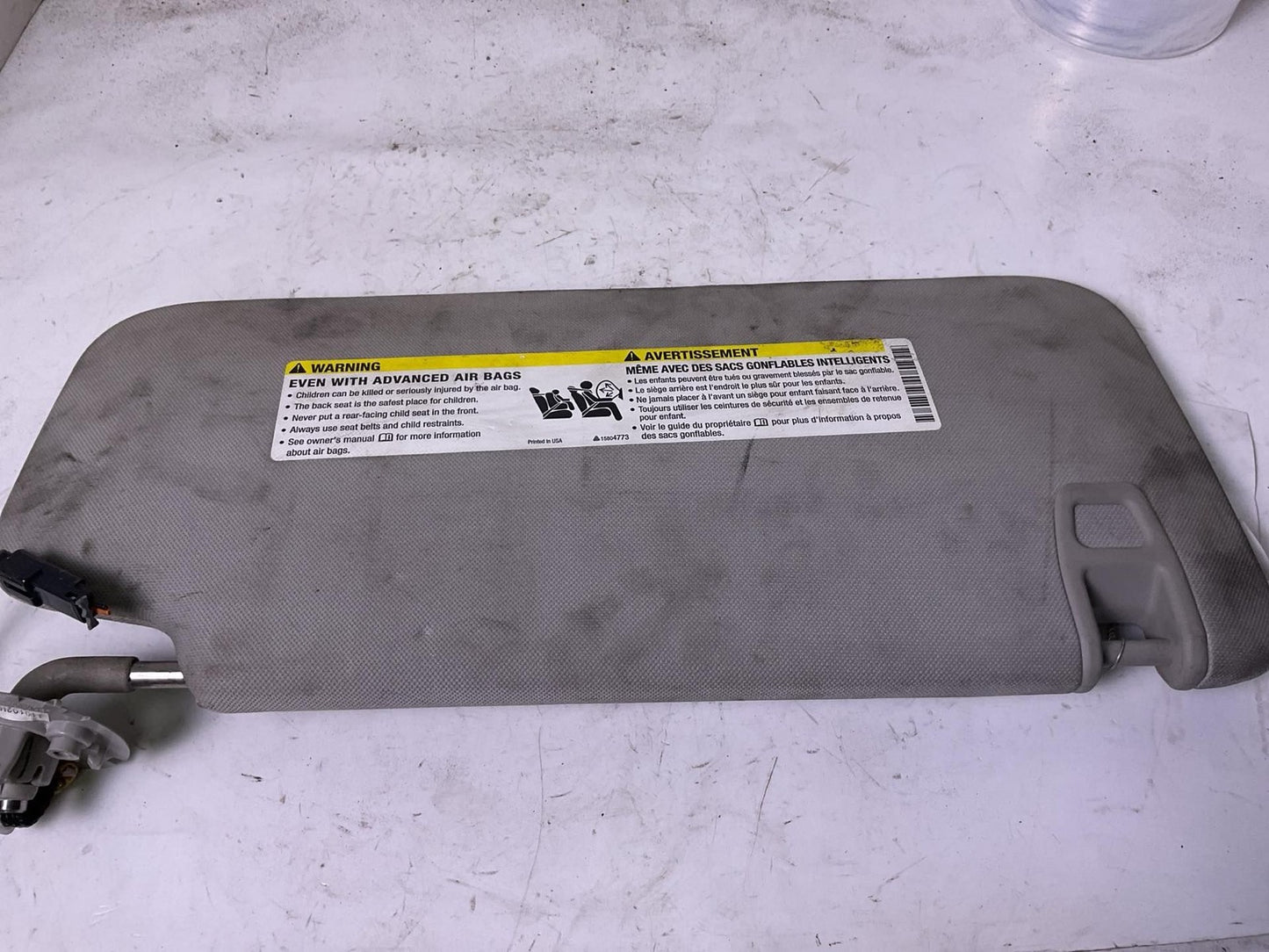 Sun Visor GMC ACADIA Left 07 08 09 10 11 12 13 14 15 16 172