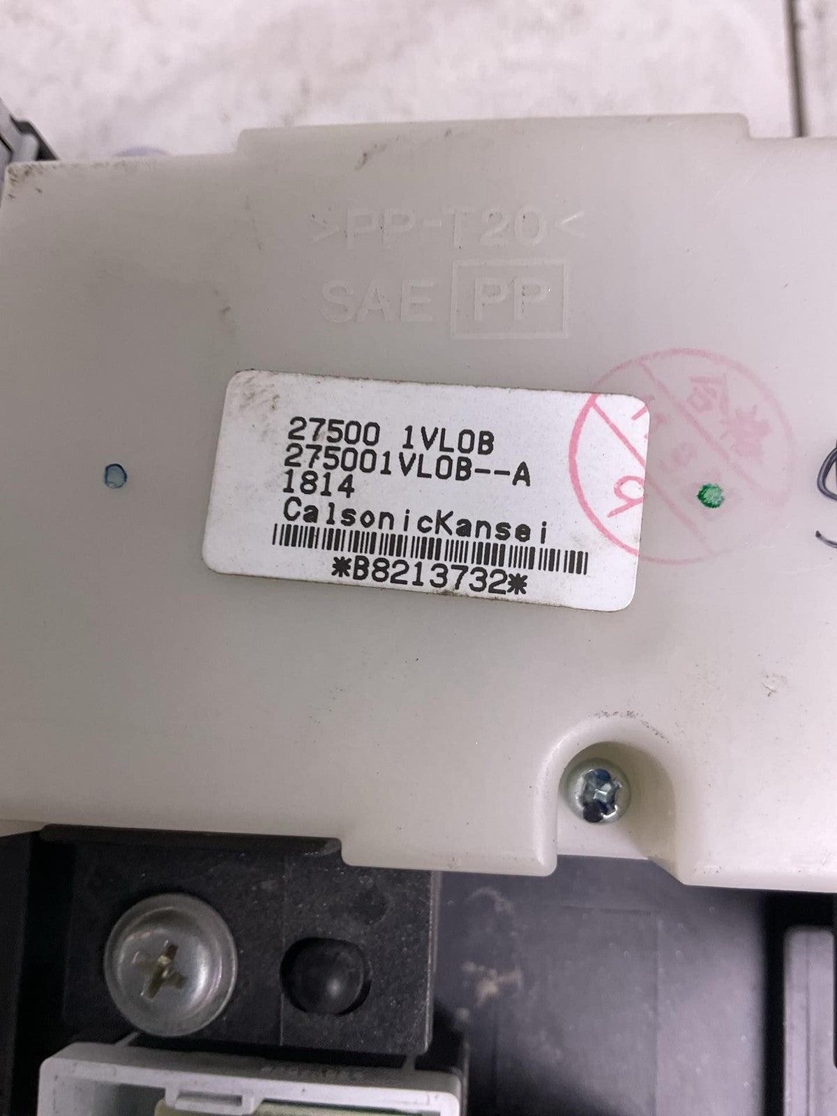 Heater A/c Control ROGUE EXCEPT SPORT 11 12 13 14 154