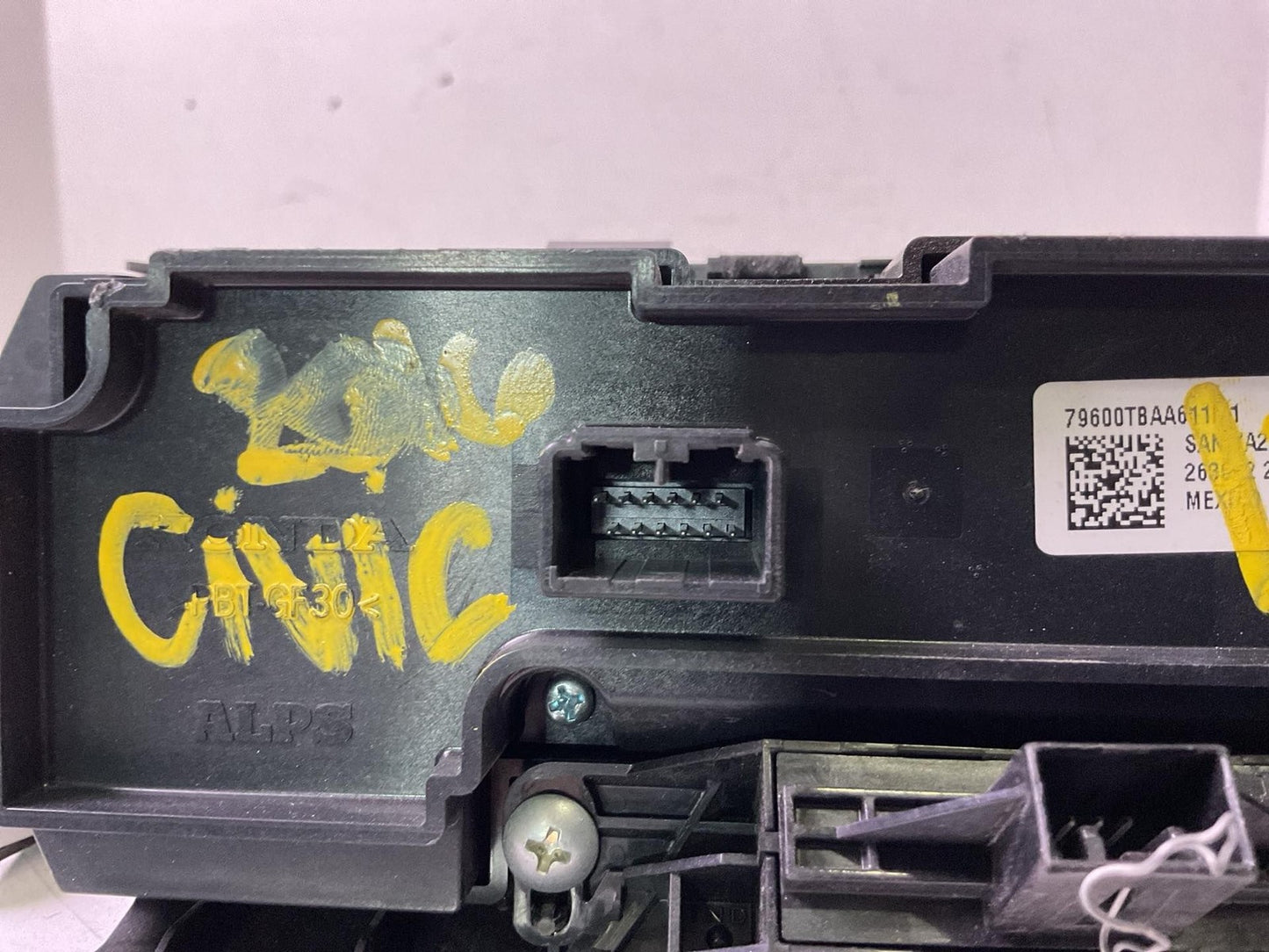 Heater A/c Control HONDA CIVIC 16 17 18 19 20 214