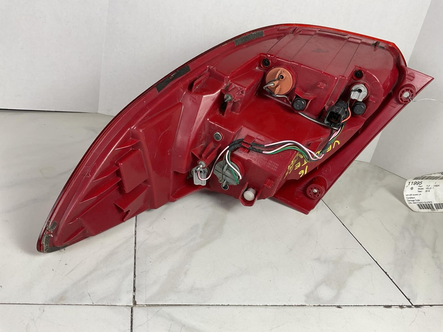 Tail Light Assembly HYUNDAI VELOSTER Left 12 13 14 15 16 175