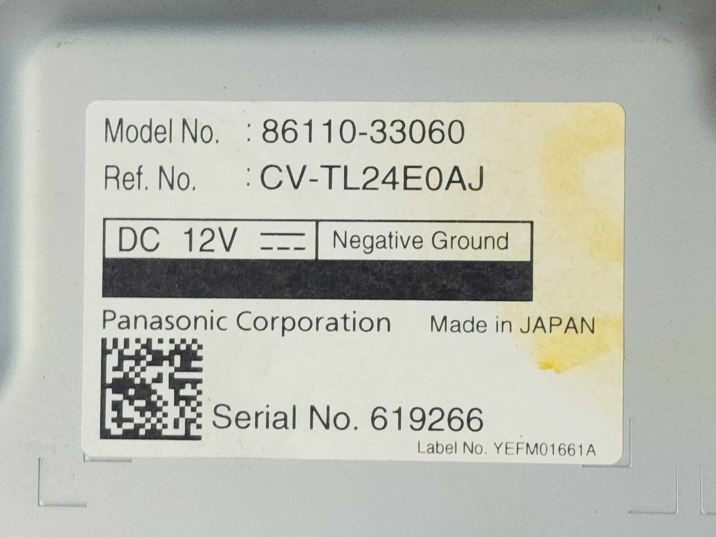 Info-gps-tv Screen LEXUS ES350 15 166