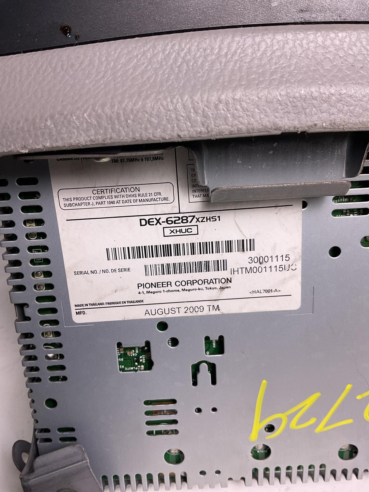 Audio & Visual Equip.(radio) HONDA ACCORD 08 09 10 11 124