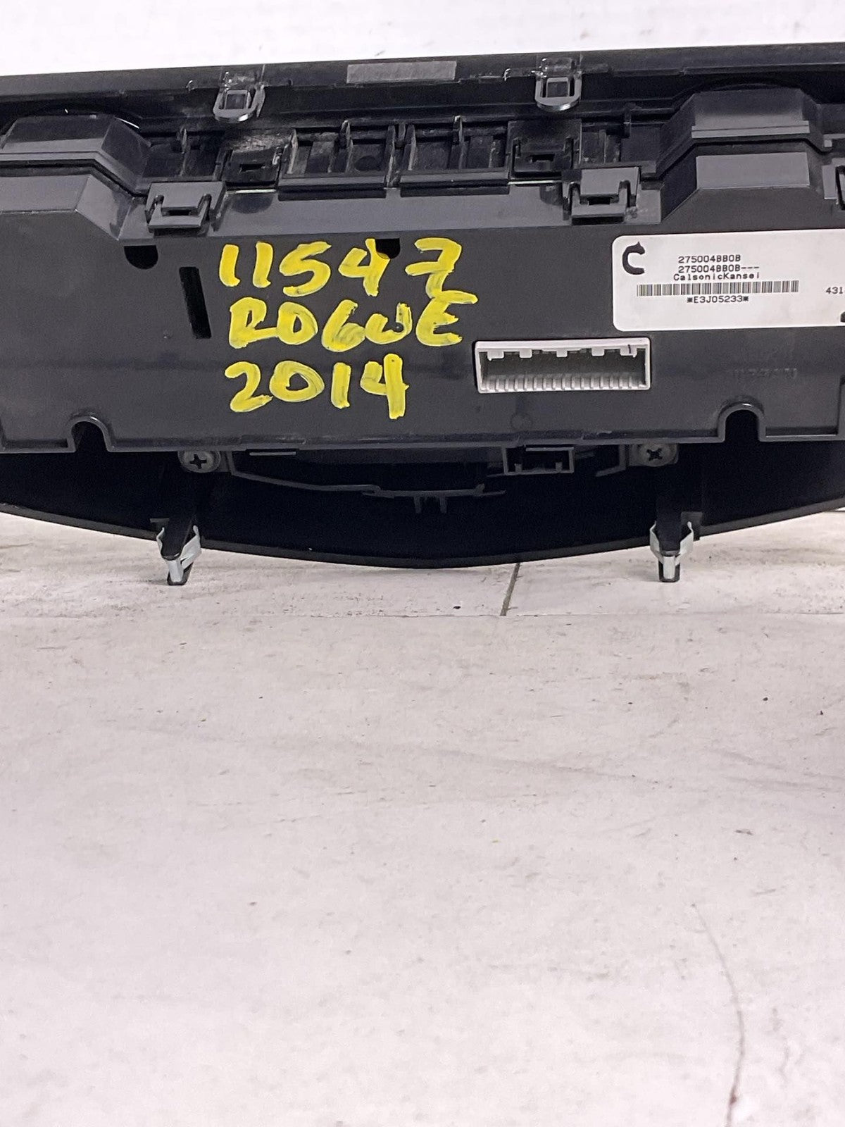 Heater A/c Control ROGUE EXCEPT SPORT 14 15 164