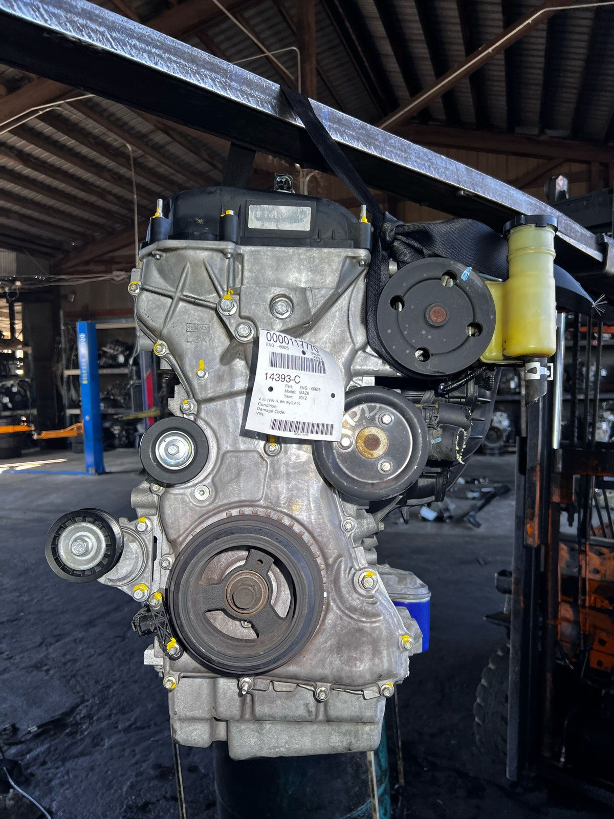 2012 Mazda6 2.5L Engine L5-VE OEM VIN H 8th Digit Fits 09-13 CX-5 Mazda39