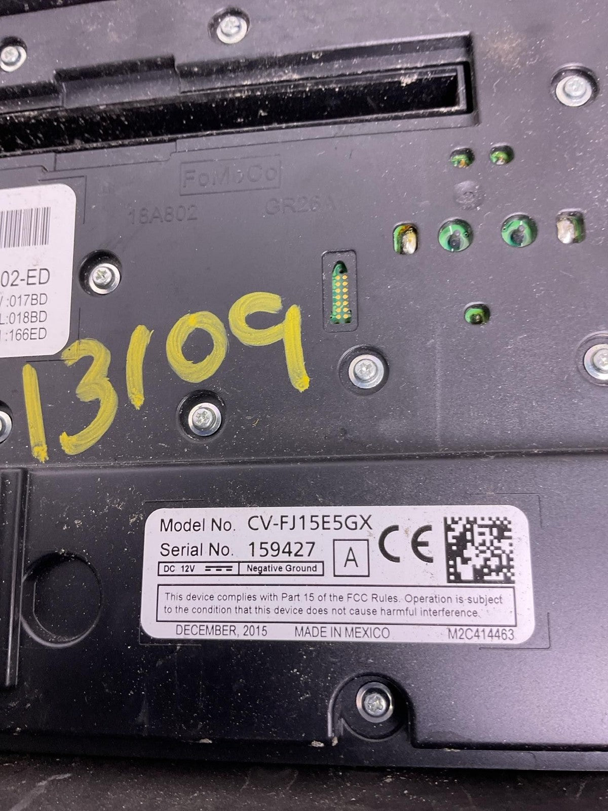 Heater A/c Control FORD EXPLORER 16 17 18 195