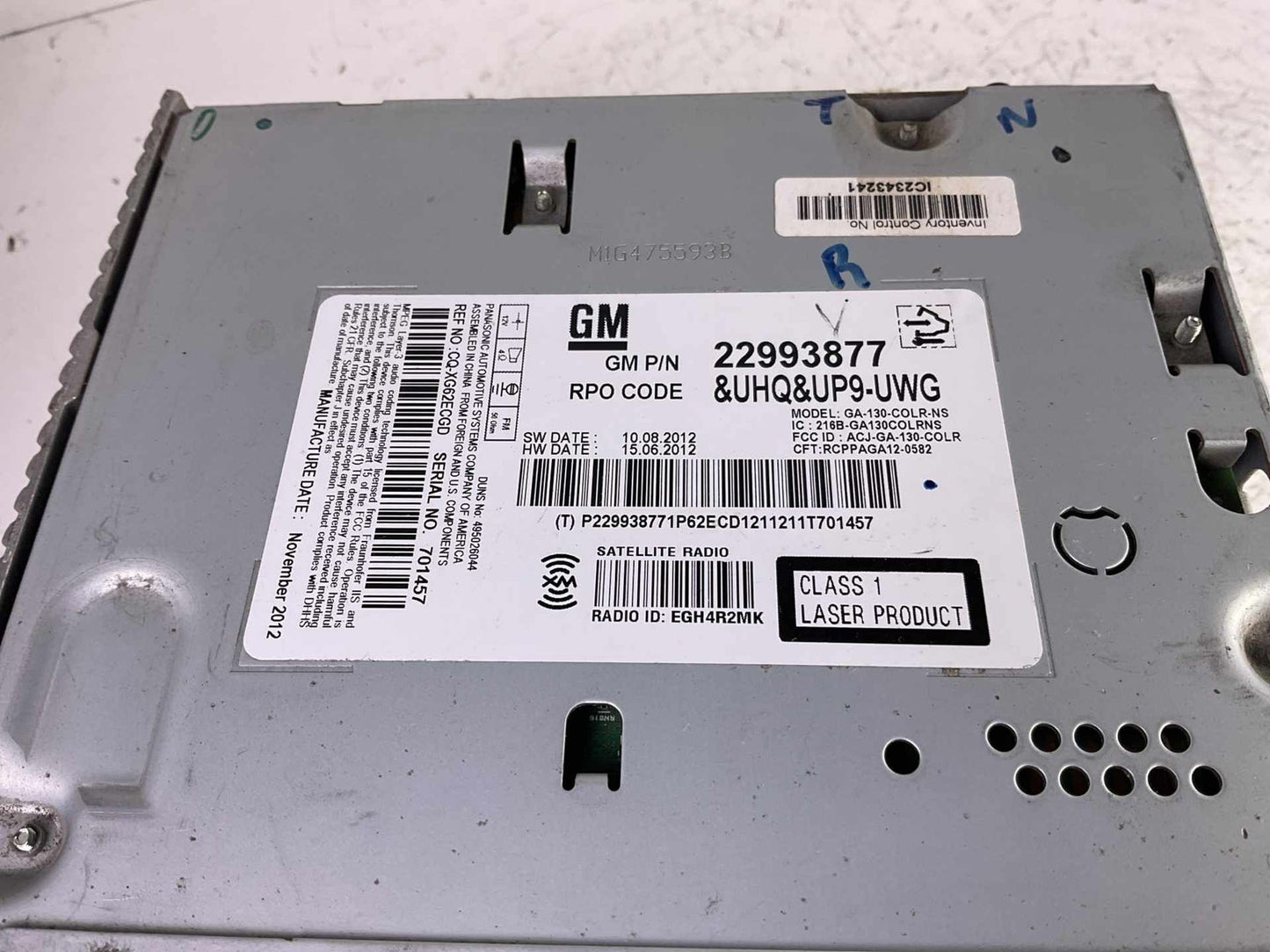 Car Stereo Radio Equipment Audio & Visual For 2013 Chevy Volt4