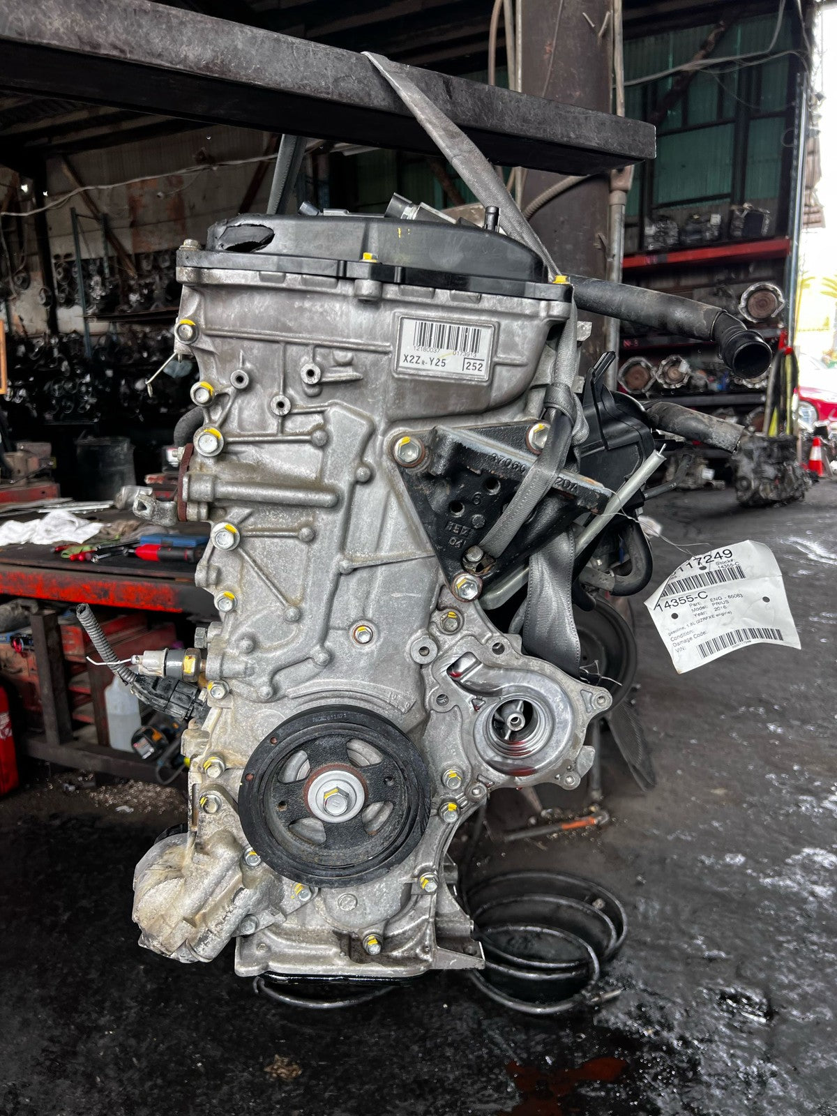 2016 Toyota Prius 1.8L Hybrid Engine Assembly 2ZR-FXE 4th Gen XW50 OEM 16-221