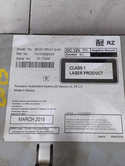 Audio & Visual Equip.(radio) HONDA FIT 15 16 176