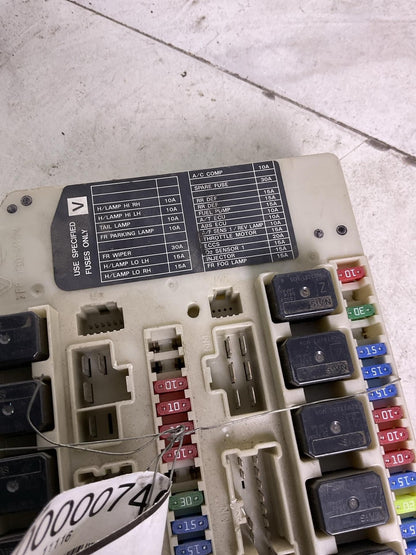 Engine Fuse Box ROGUE EXCEPT SPORT 08 09 101