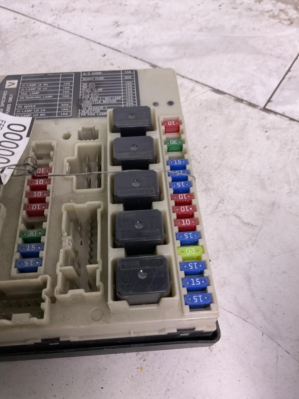 Engine Fuse Box ROGUE EXCEPT SPORT 08 09 102