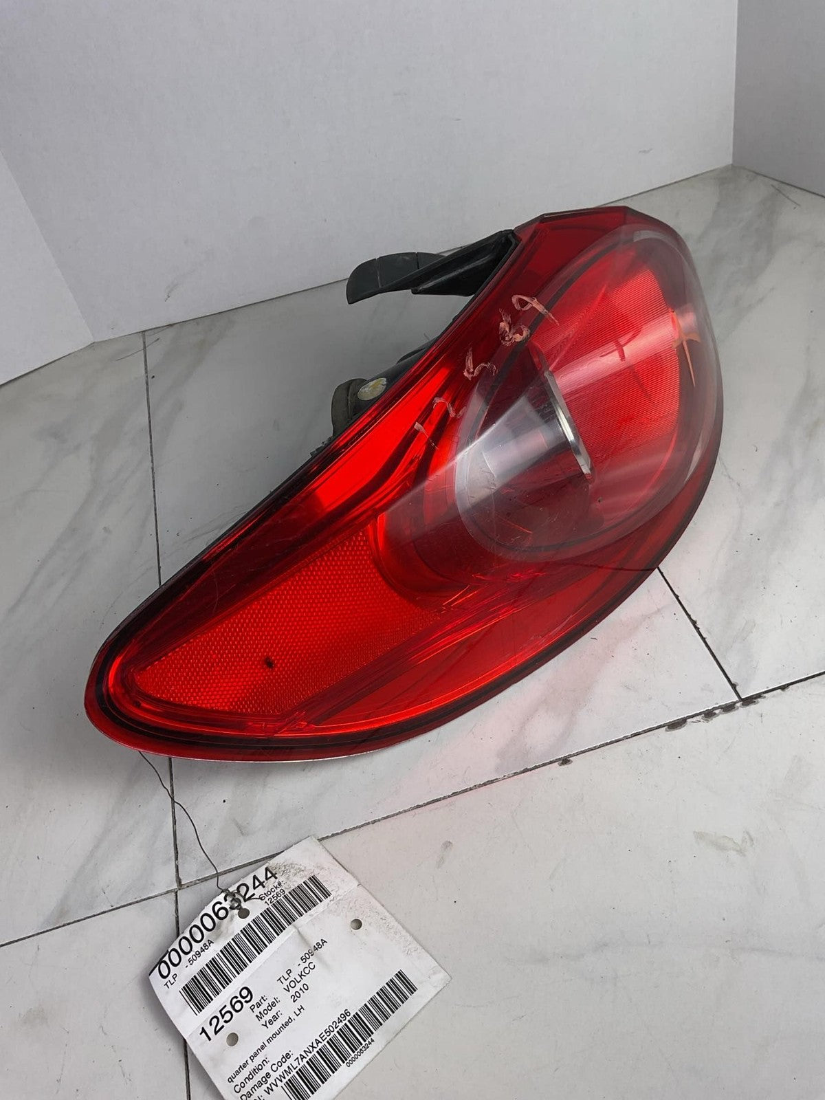 Tail Light Assembly VW CC Left 09 10 11 121