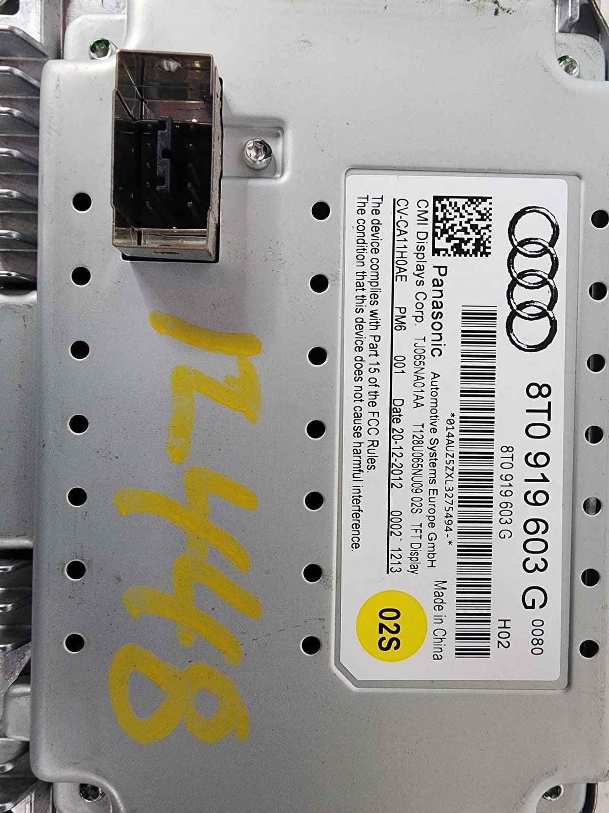 Info-gps-tv Screen AUDI A5 133