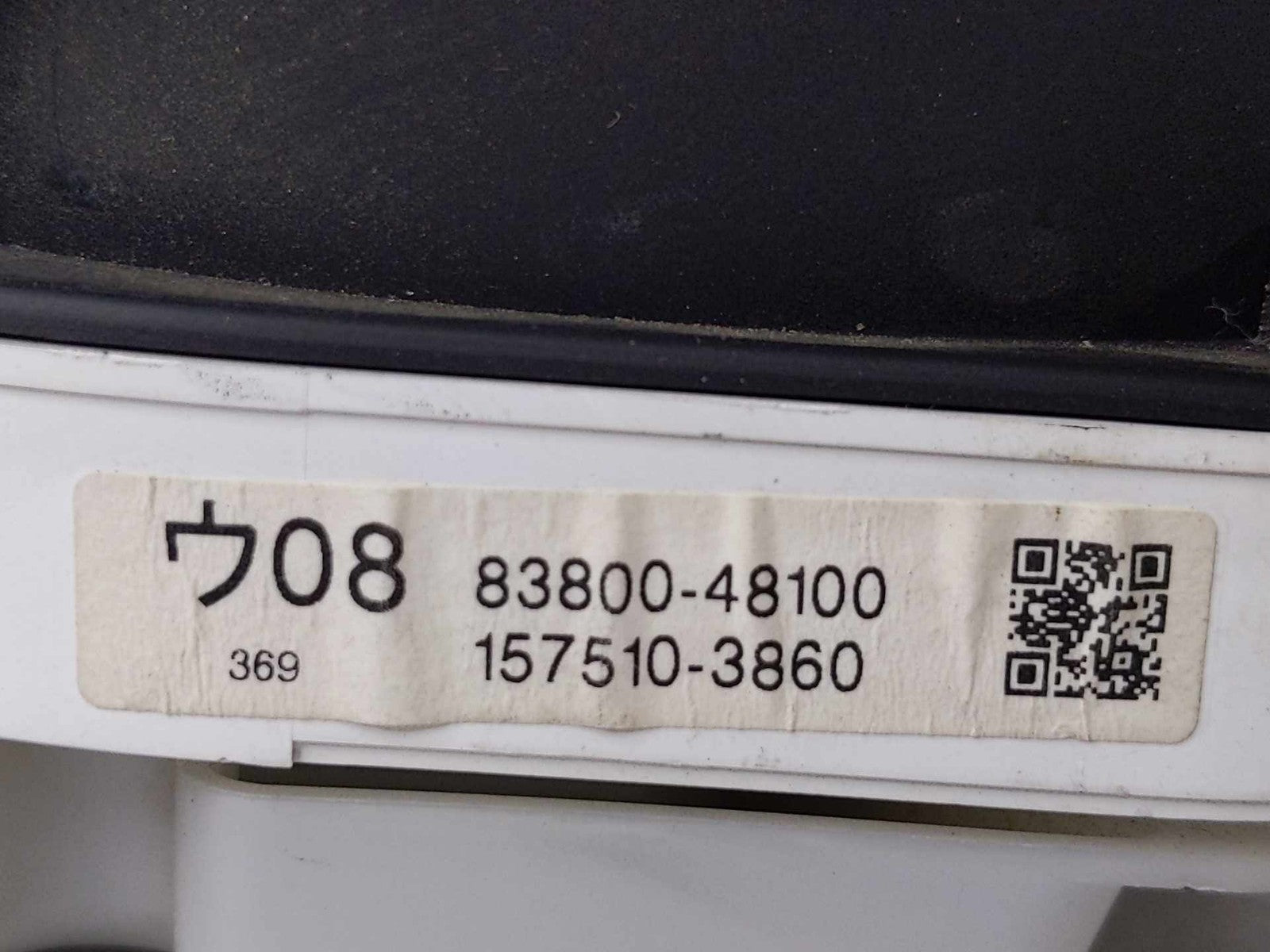 Speedometer TOYOTA HIGHLANDER 01 02 036