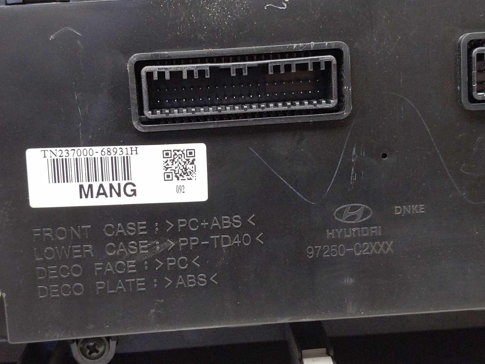 Heater A/c Control HYUNDAI SONATA 15 16 178