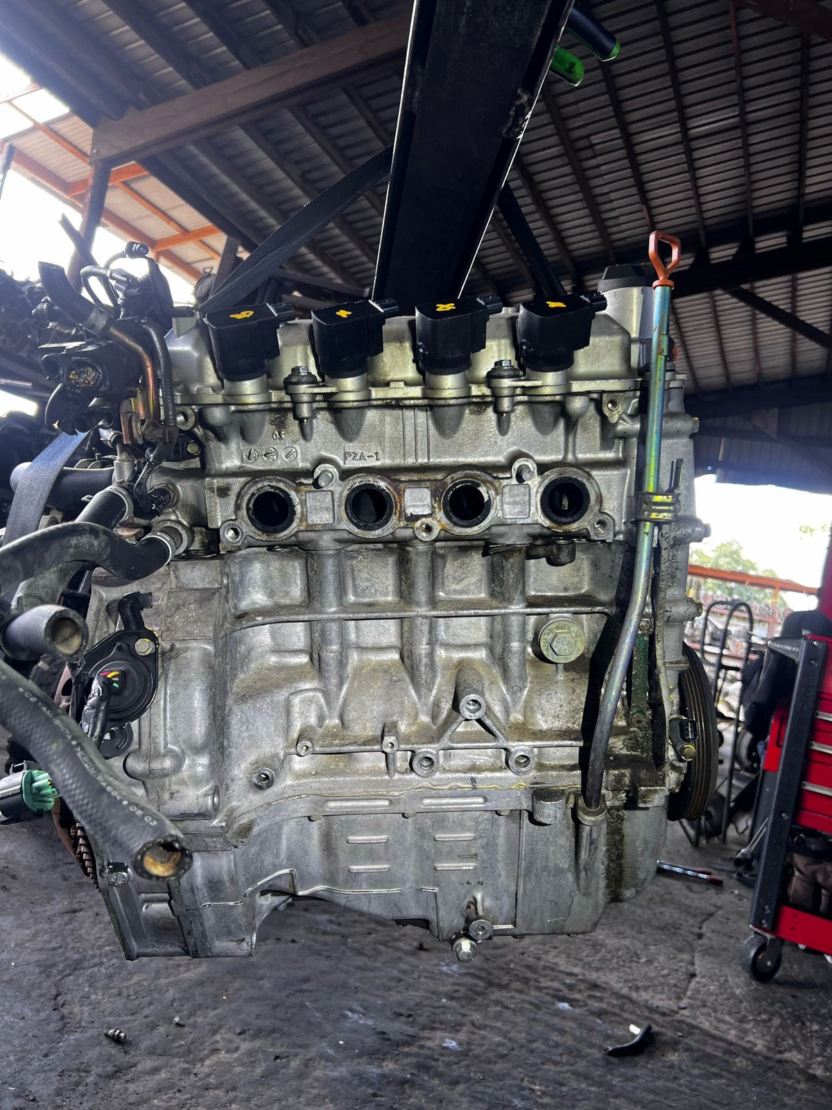 2005 Honda Civic Hybrid 1.3L SOHC Engine Assembly LDA1 OEM 03-055