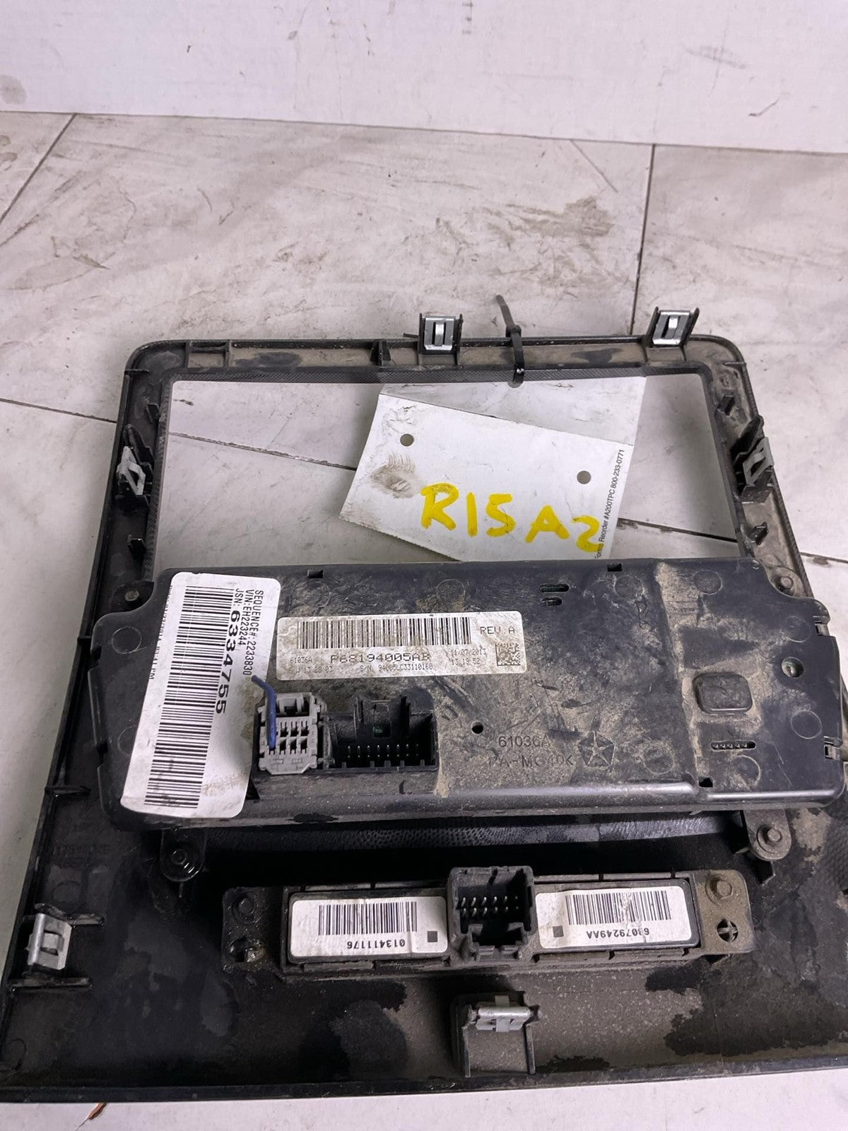 Heater A/c Control DODGE CHALLENGER 11 12 13 144