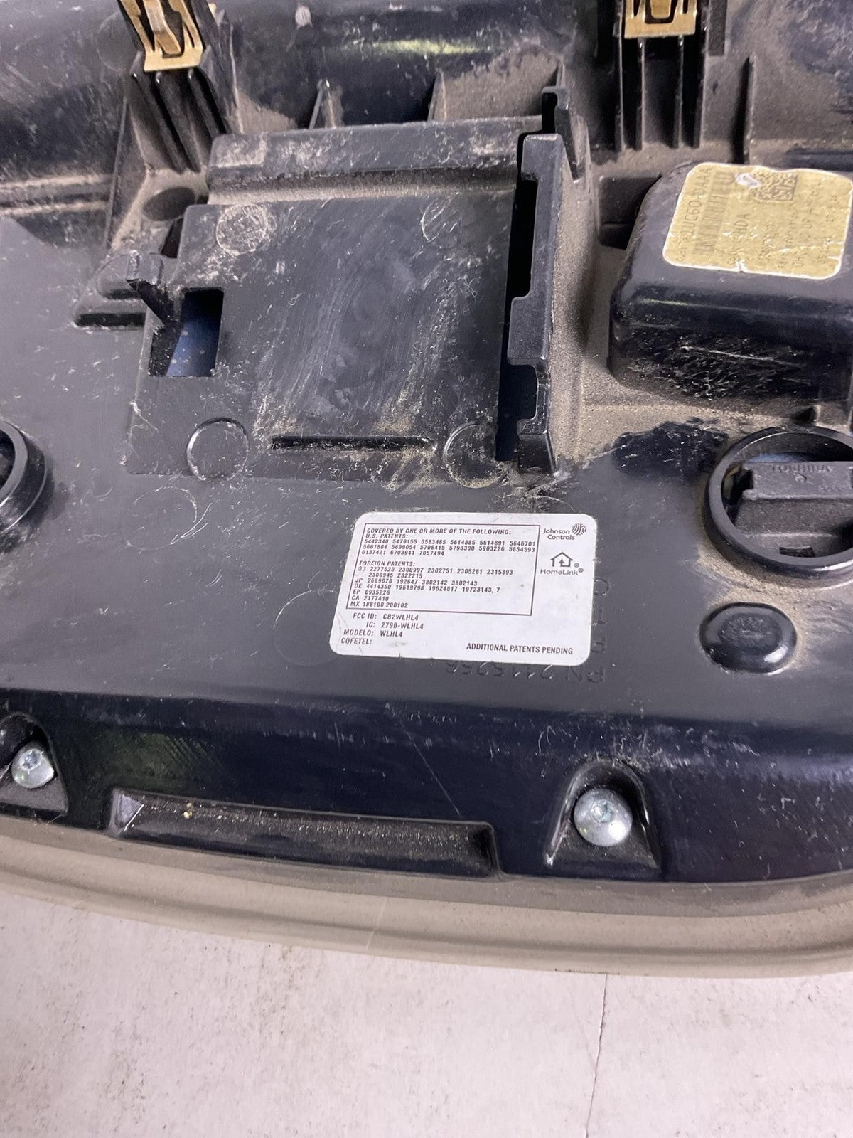 Overhead Console DODGE DURANGO 11 12 13 14 15 16 17 18 19 204