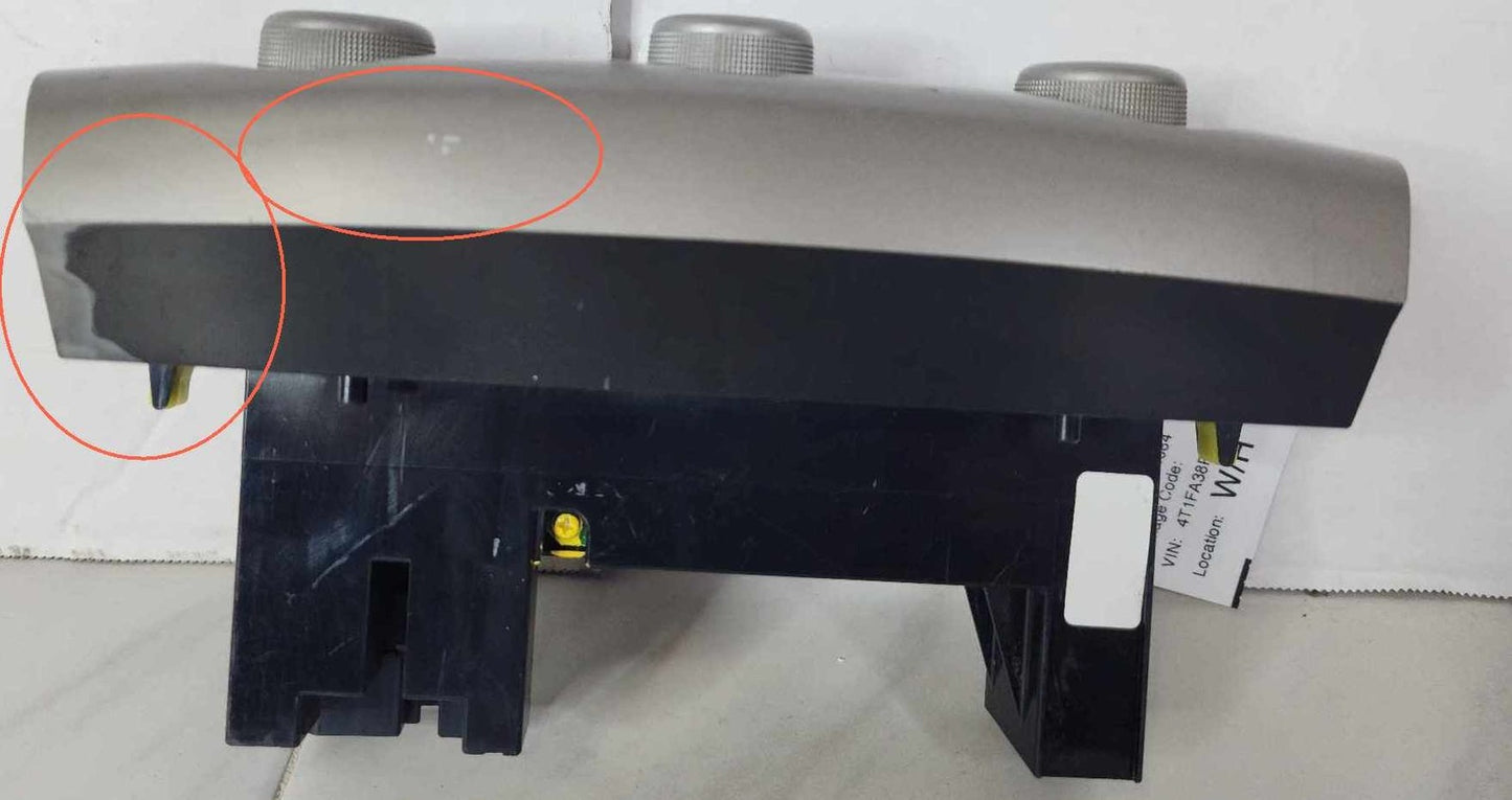 Heater A/c Control TOYOTA SOLARA 07 082