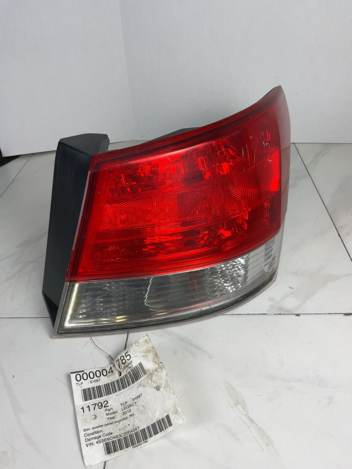 Tail Light Assembly SUBARU LEGACY Right 10 11 12 13 140
