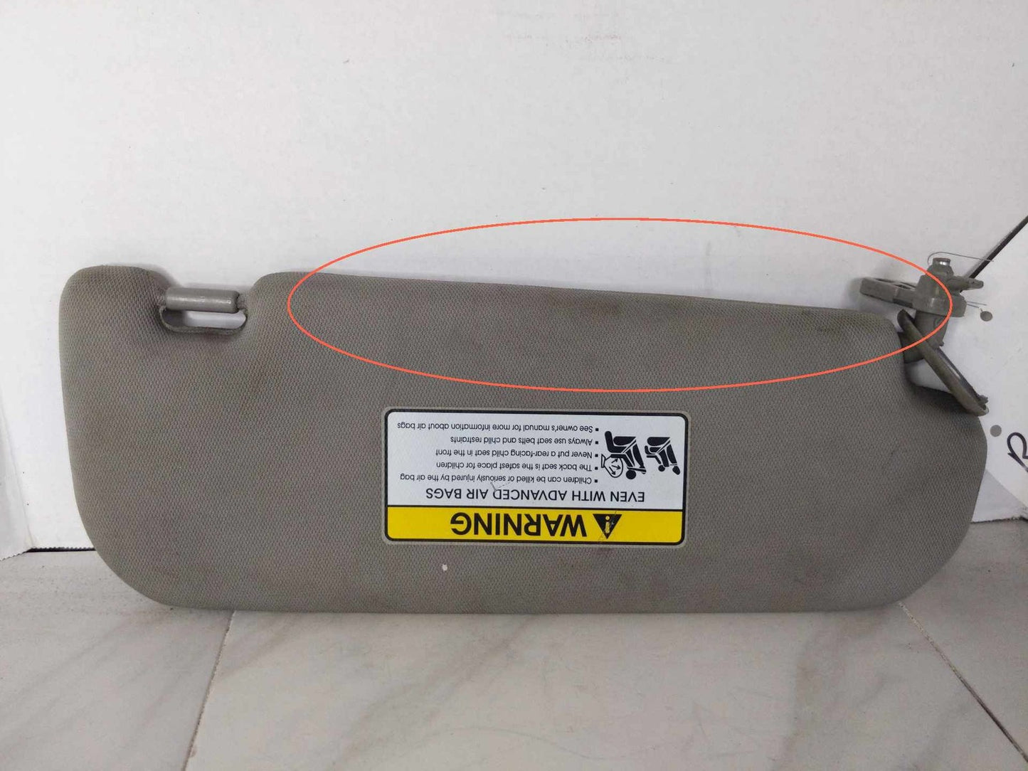 Sun Visor KIA OPTIMA Left 11 12 13 14 15 169