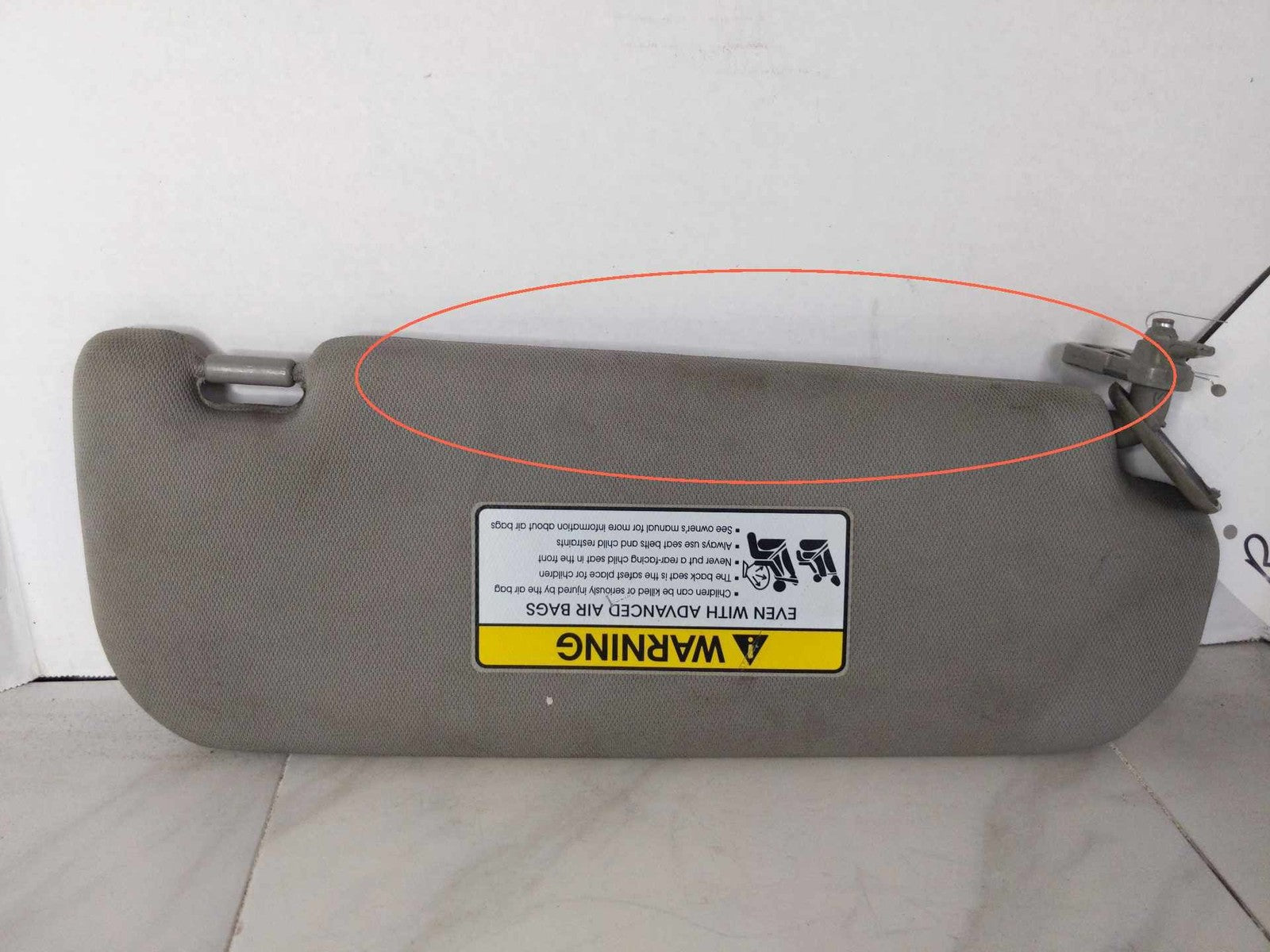 Sun Visor KIA OPTIMA Left 11 12 13 14 15 169