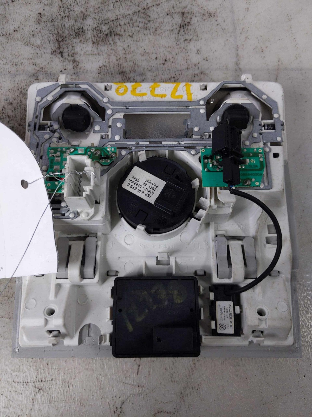 Overhead Console GOLF EXCEPT GTI 10 11 12 13 143