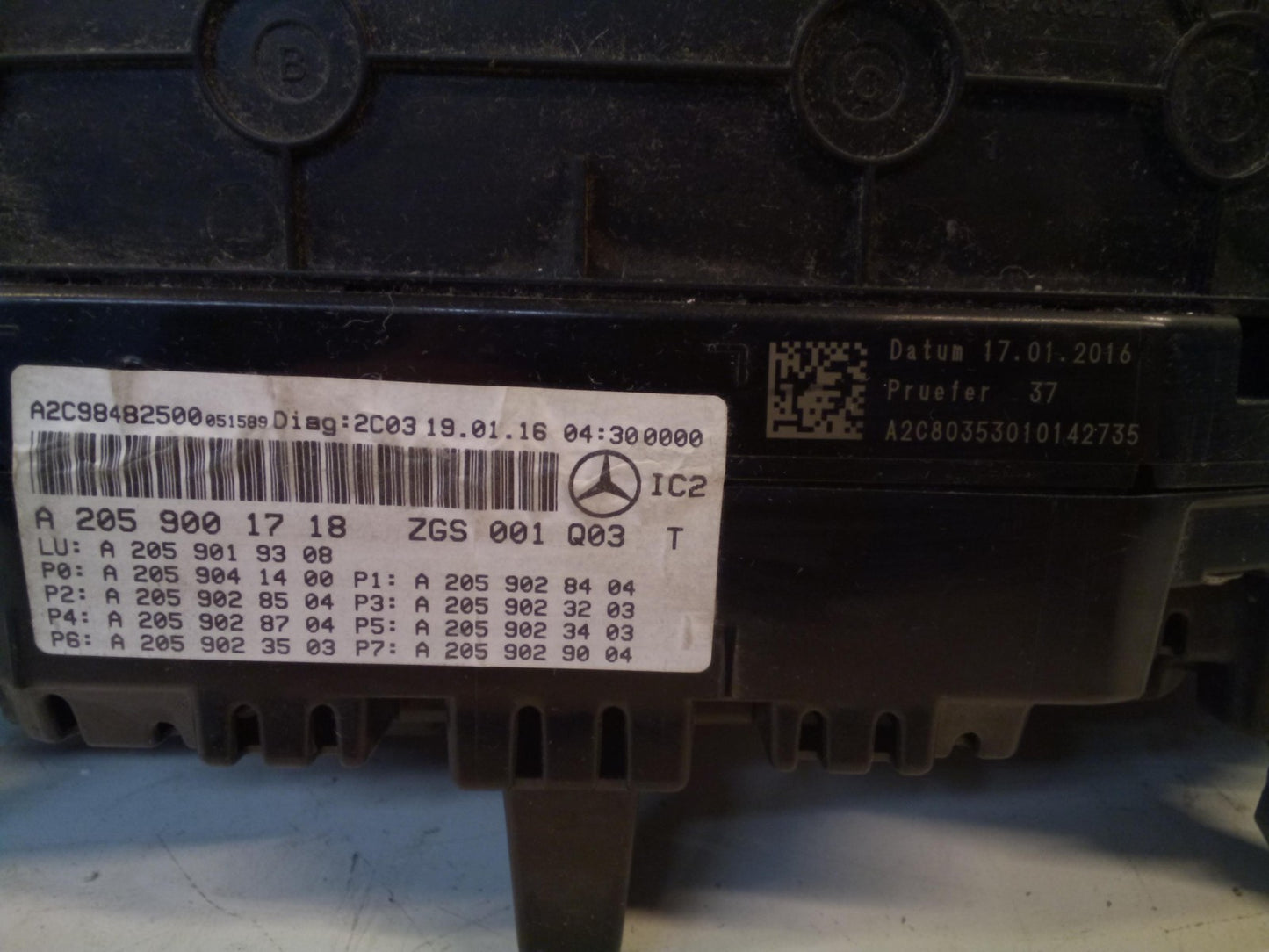 Speedometer MERCEDES C-CLASS 16 175