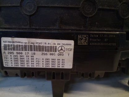 Speedometer MERCEDES C-CLASS 16 175