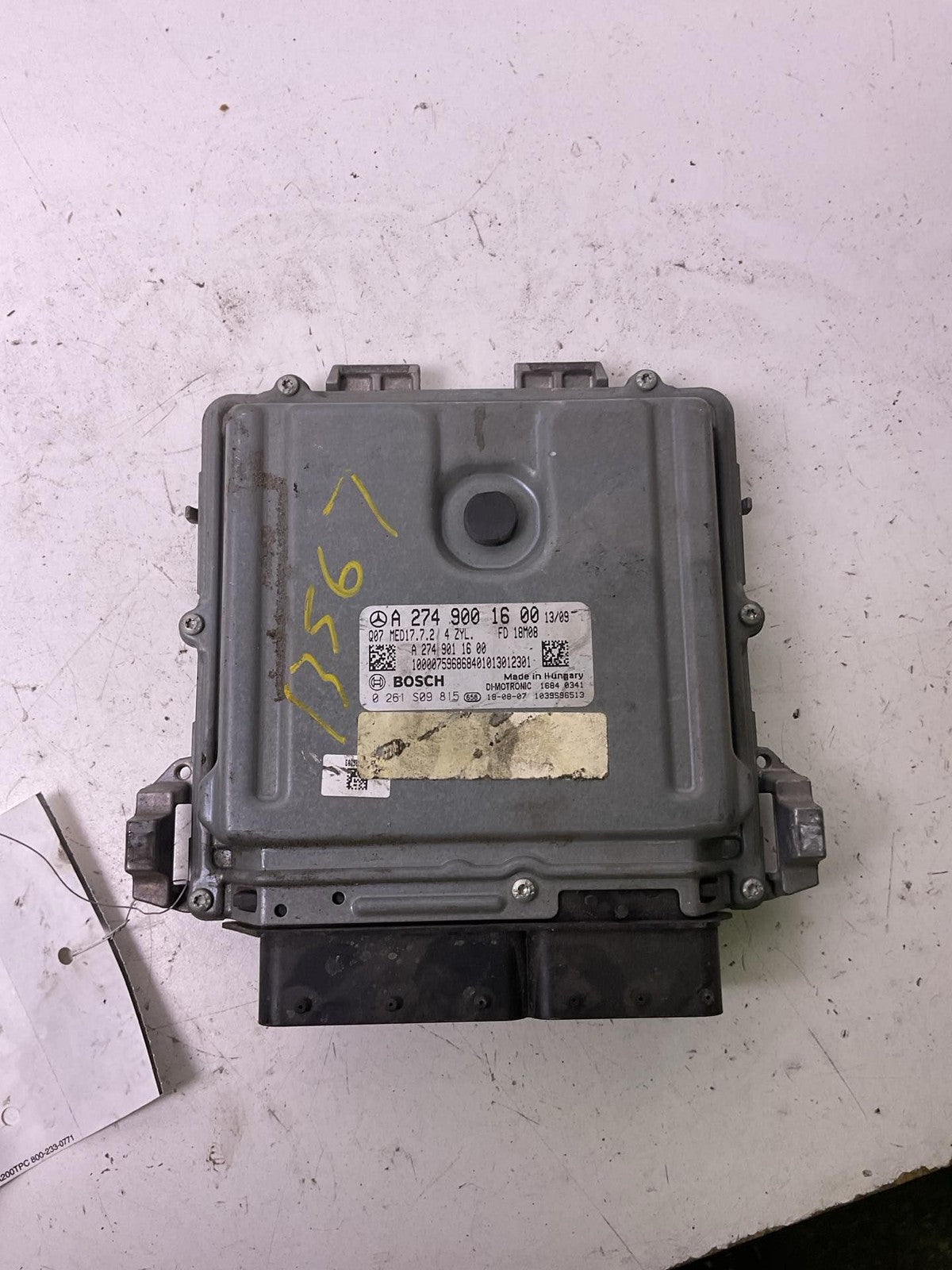 Engine/motor Brain Box MERCEDES E-CLASS 17 18 191