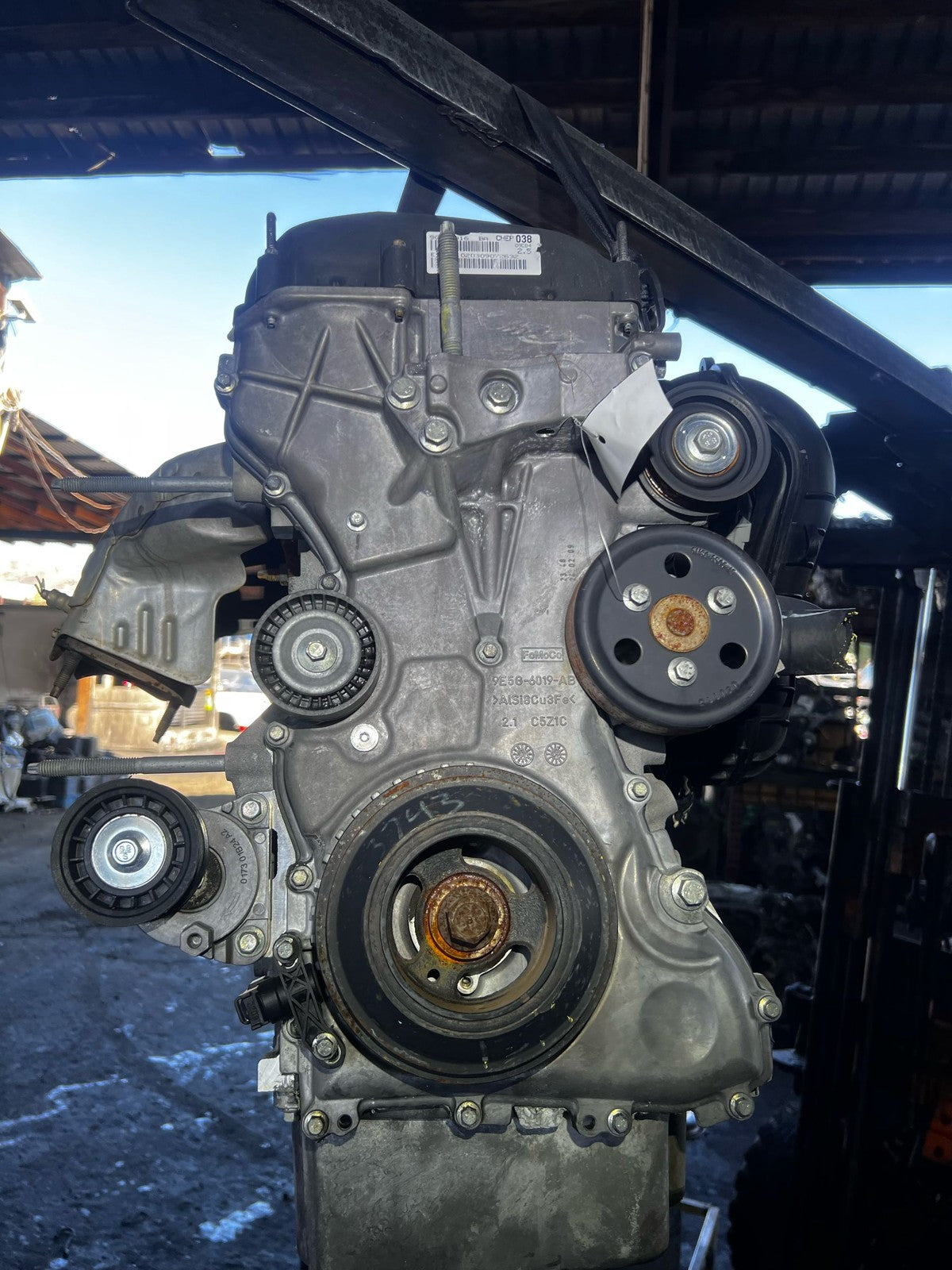 2010 Ford Fusion S 2.5L Engine Duratec OEM VIN A 4CYL Fits 10-12 Mercury Milan2
