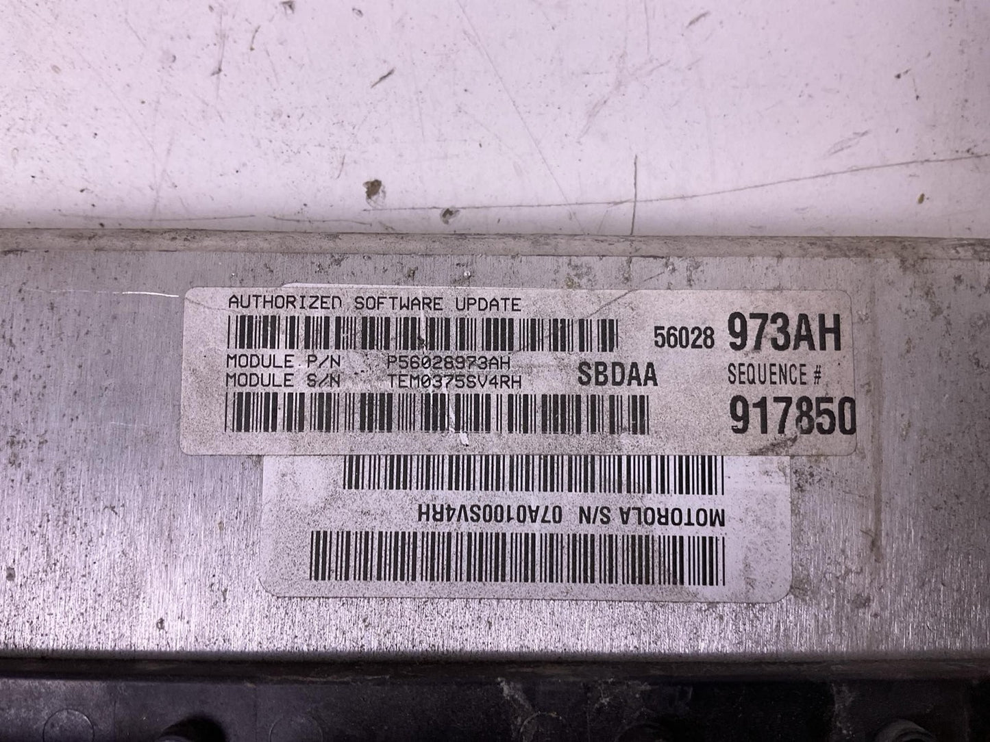 Engine/motor Brain Box DODGE DURANGO 052
