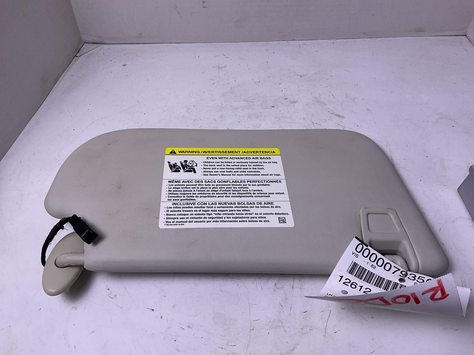 Sun Visor FORD FOCUS Left 13 14 15 16 17 180