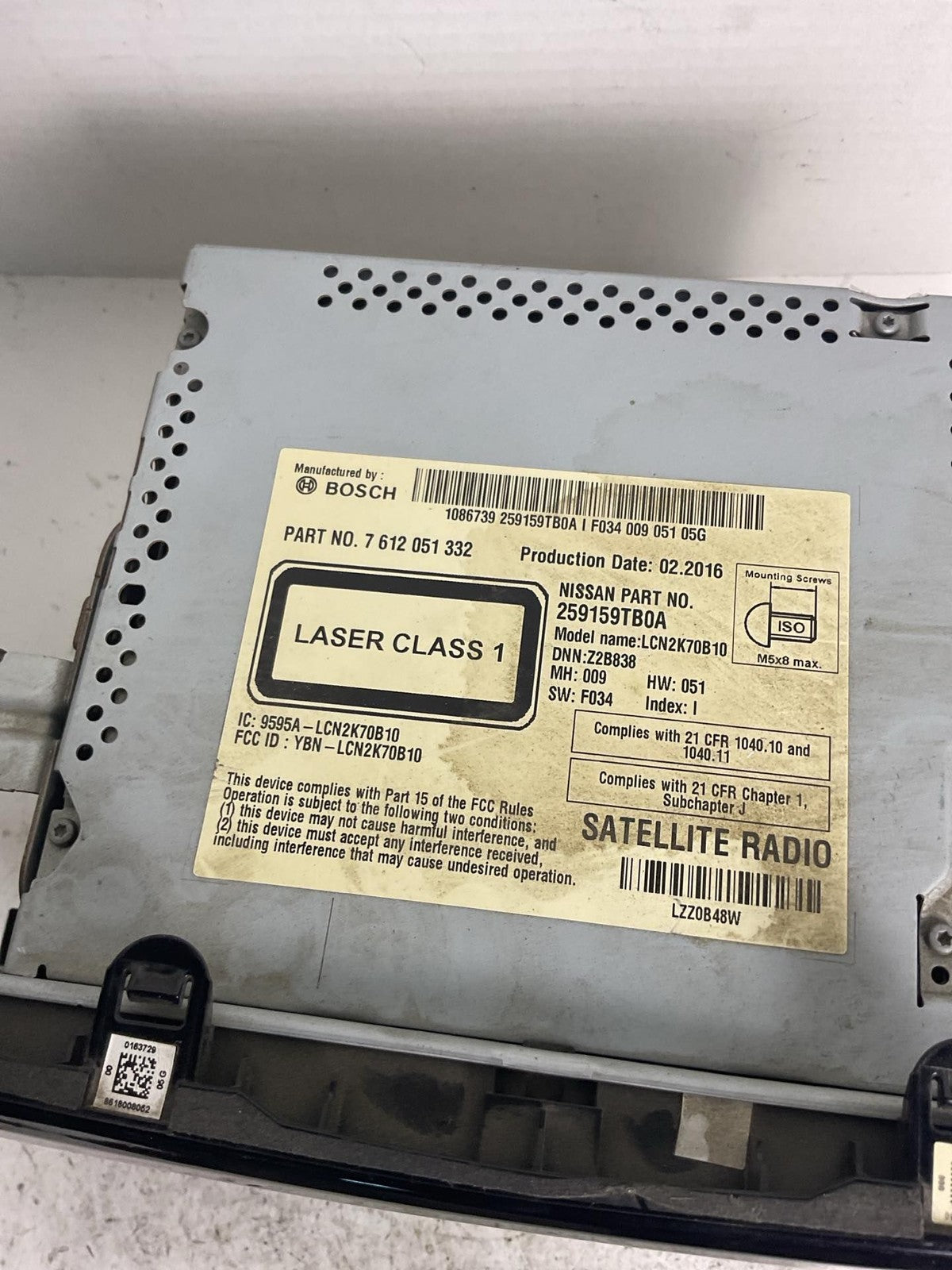 Audio & Visual Equip.(radio) ROGUE EXCEPT SPORT 14 15 161