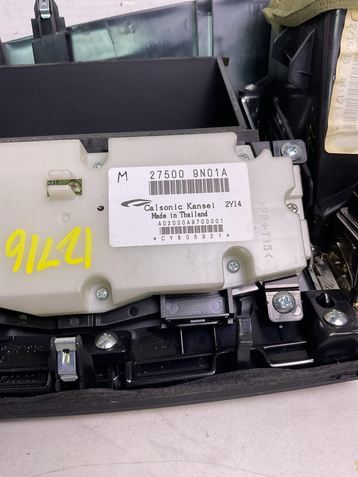 Heater A/c Control NISSAN MAXIMA 09 10 11 12 13 143