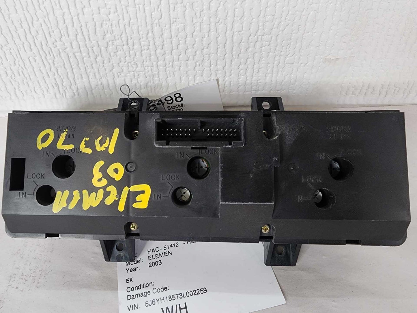 Heater A/c Control HONDA ELEMENT 03 04 05 06 07 082