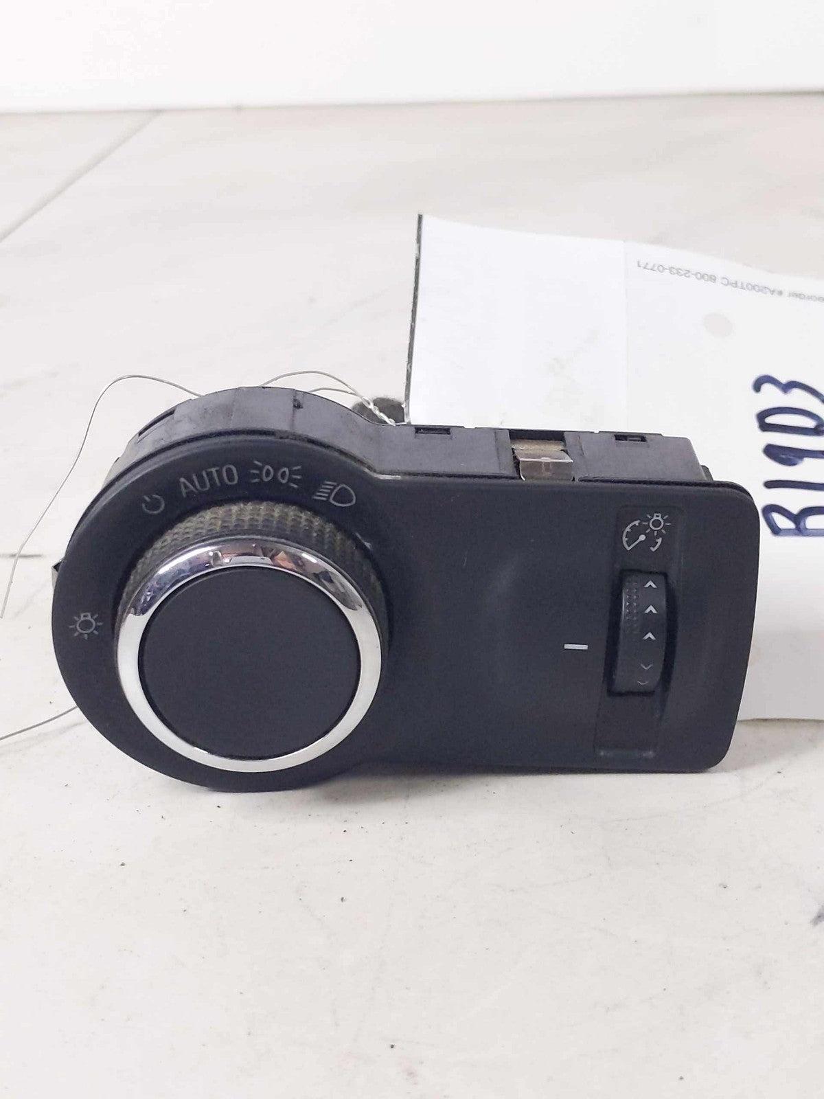 Headlight Switch (dash Mtd) CHEVY CRUZE 11 12 13 14 15 160