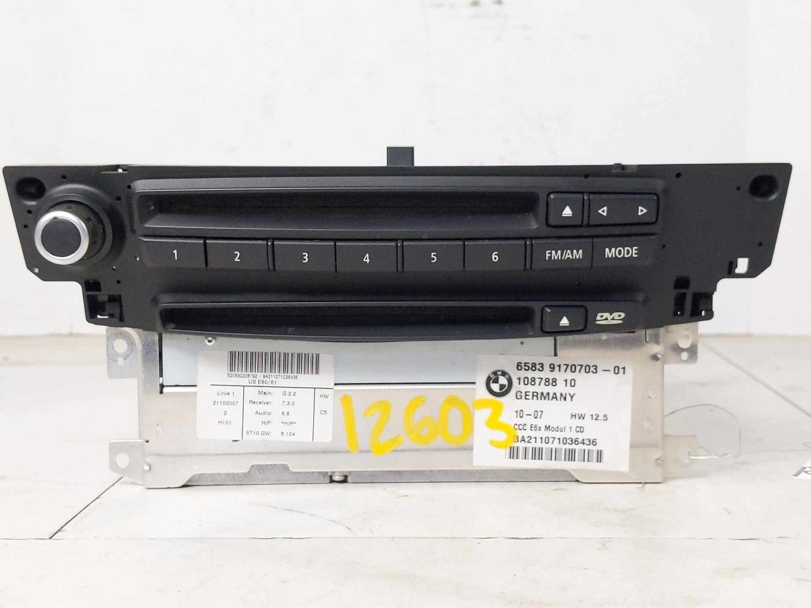 Car Stereo Radio Equipment Audio & Visual For 2008 2009 2010 Bmw 528i0