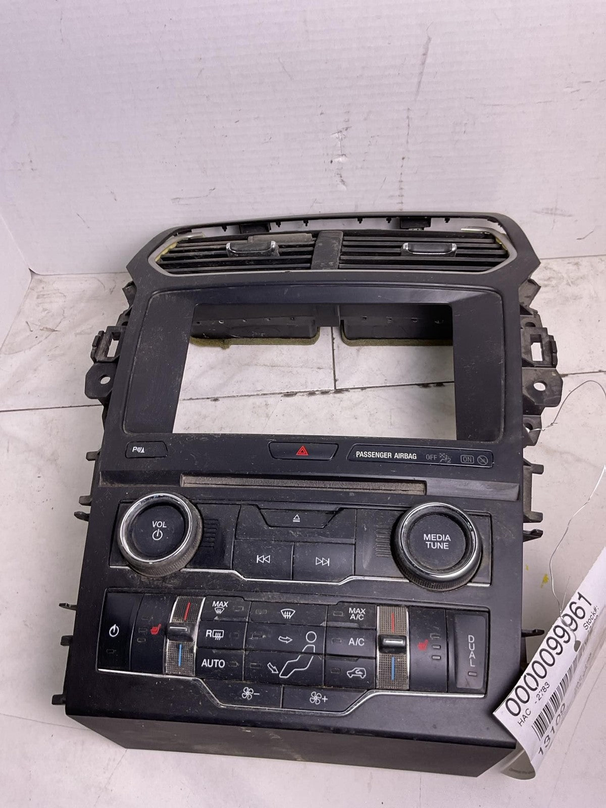 Heater A/c Control FORD EXPLORER 16 17 18 190