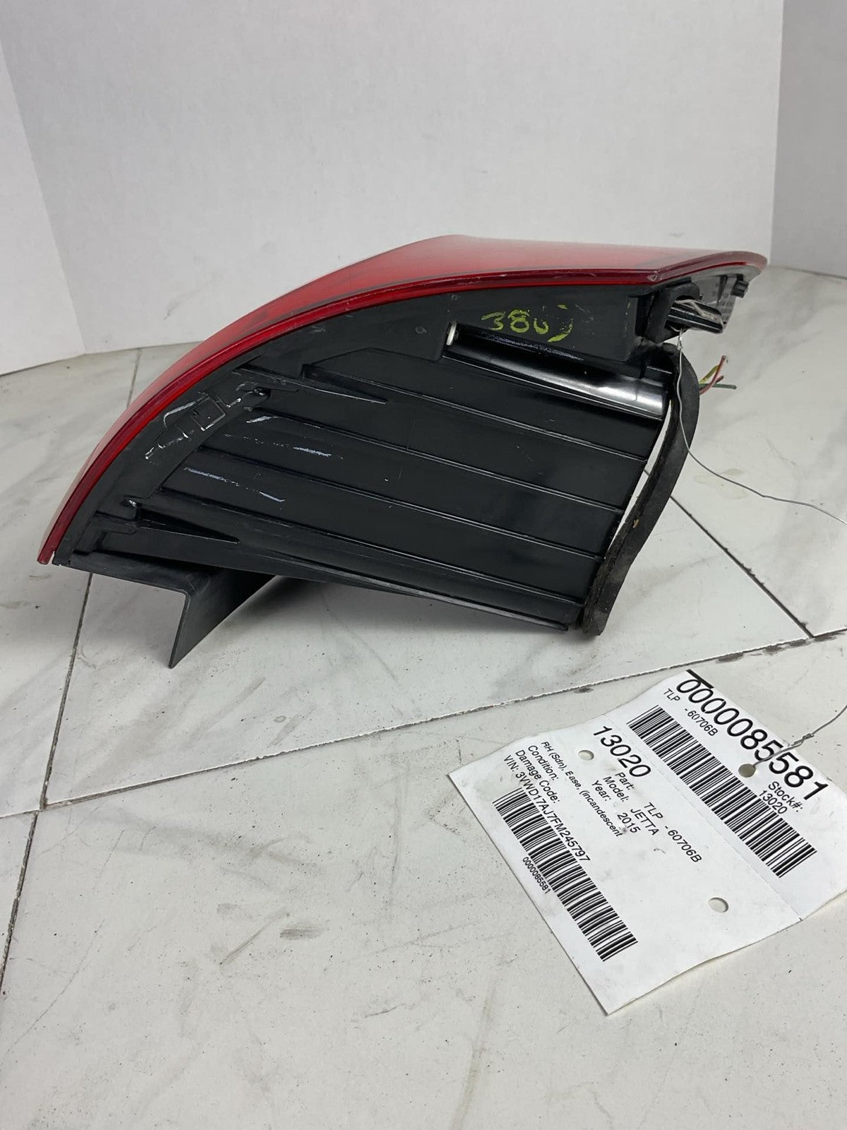 Tail Light Assembly JETTA EXCEPT GLI Right 15 165