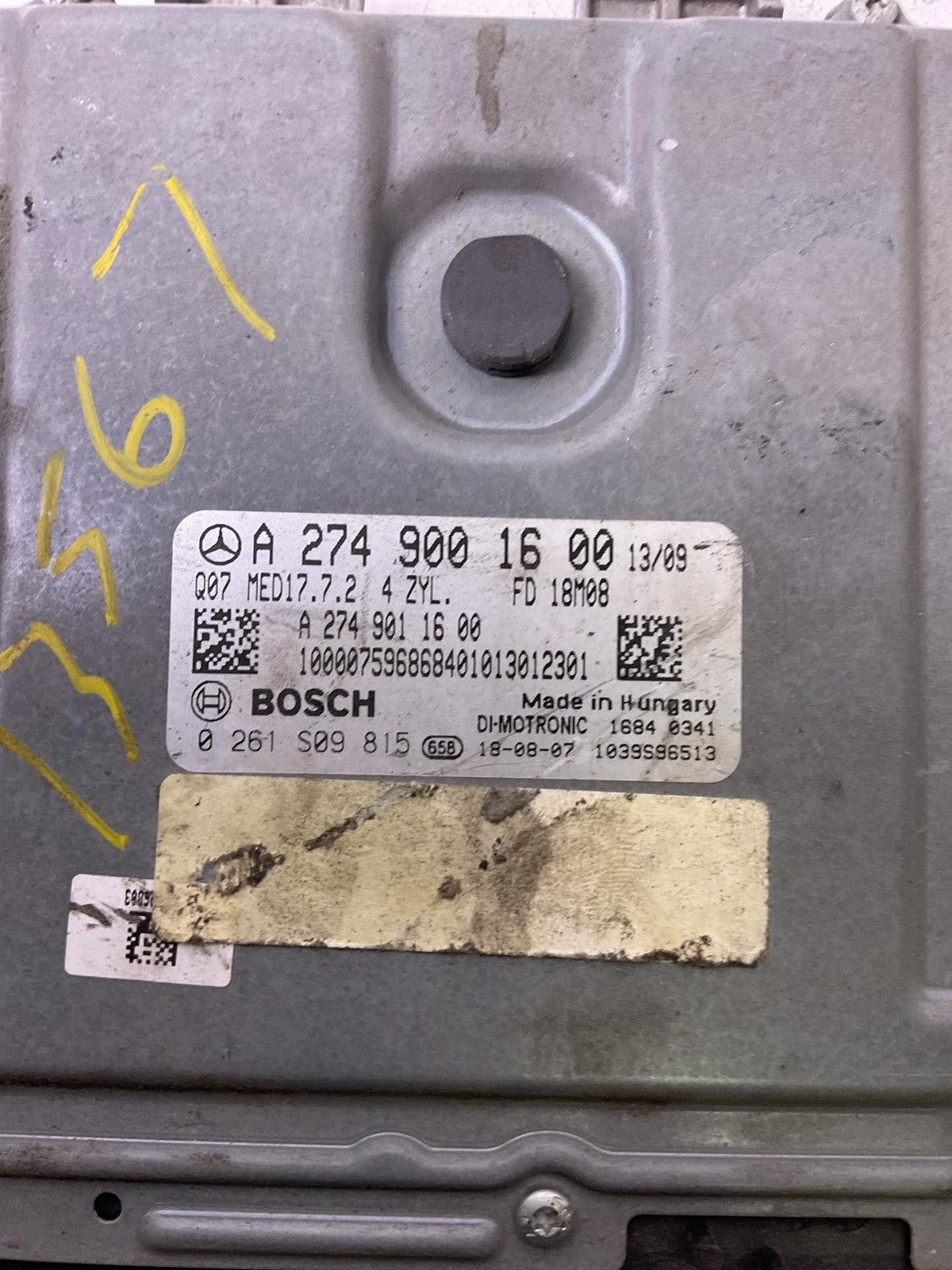 Engine/motor Brain Box MERCEDES E-CLASS 17 18 192