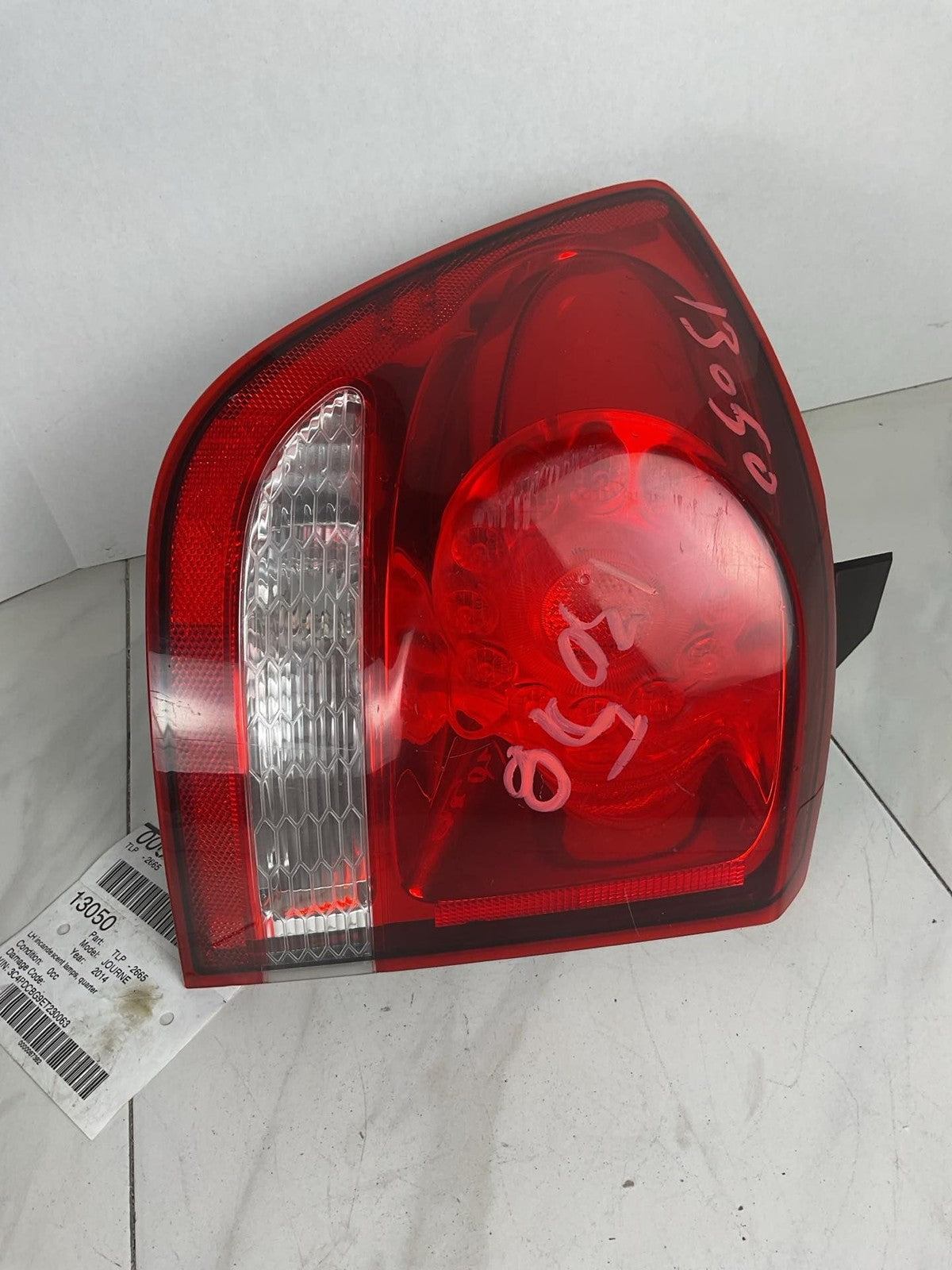 Tail Light Assembly DODGE JOURNEY Left 10 11 12 13 14 15 16 17 18 19 200