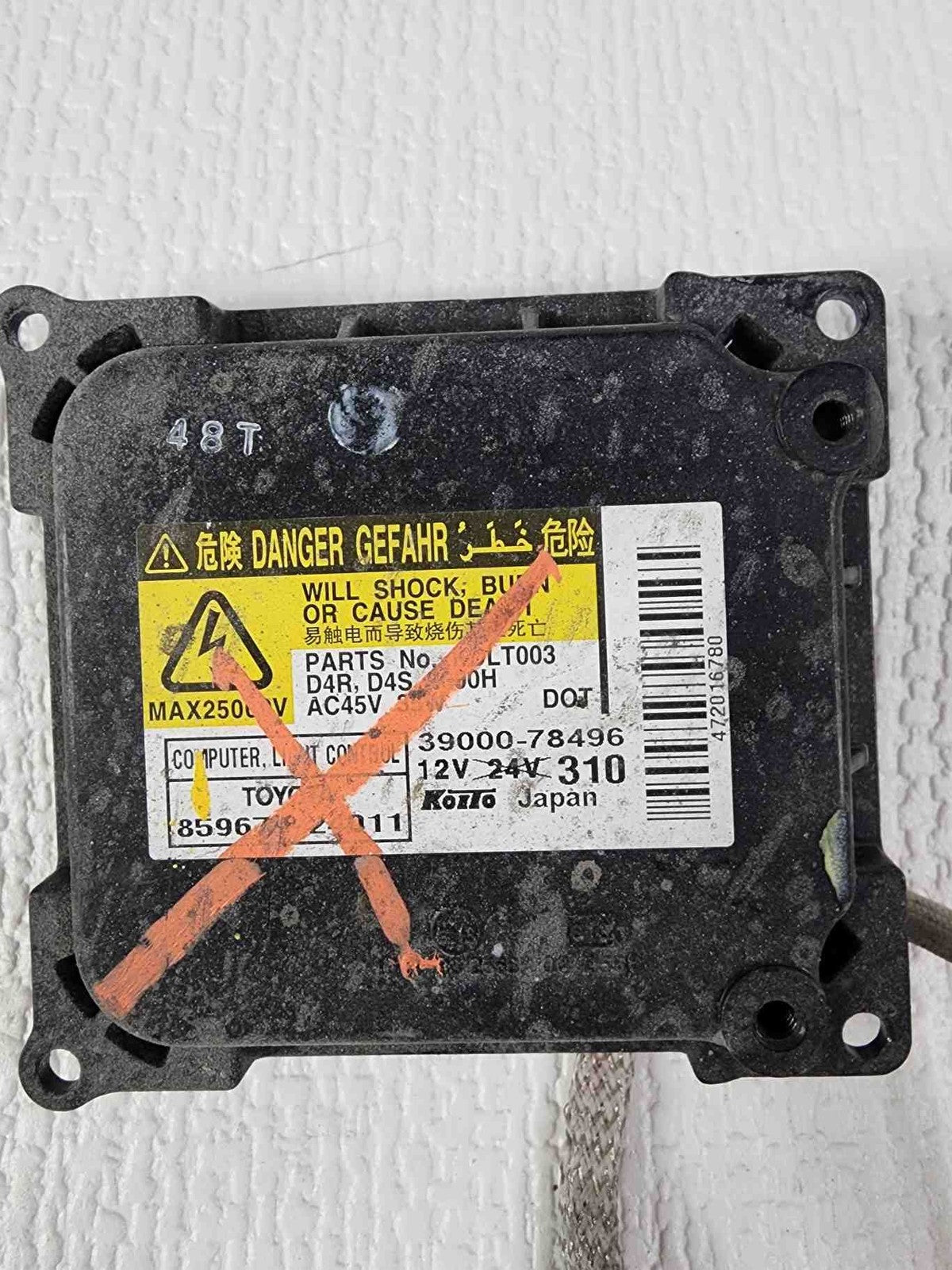 Headlamp Ballast LEXUS RX400 HYBRID Left 070