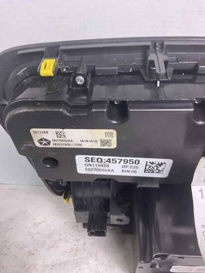 Heater A/c Control CHRYSLER 200 16 173