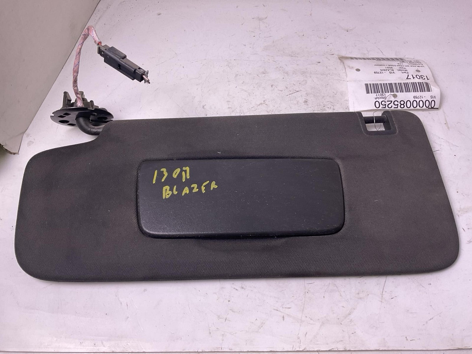 Sun Visor CHEVROLET BLAZER Left 19 20 21 22 23 240