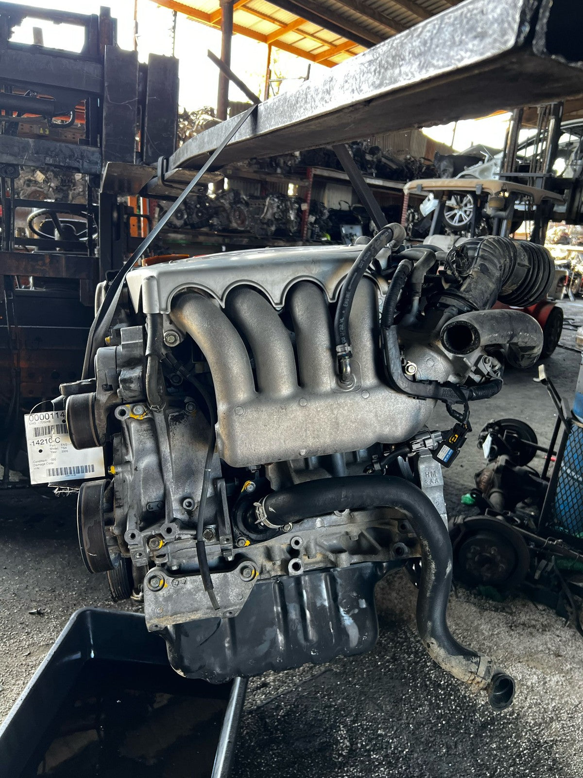 2005 Acura TSX 2.4L K24A2 Engine Assembly OEM i-VTEC RBB 200HP VIN 9 Fits 04-083