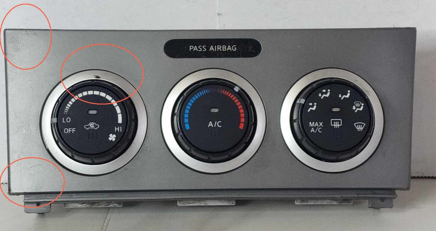 Heater A/c Control NISSAN SENTRA 07 08 091