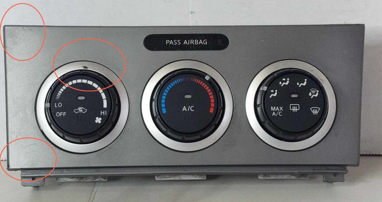 Heater A/c Control NISSAN SENTRA 07 08 091