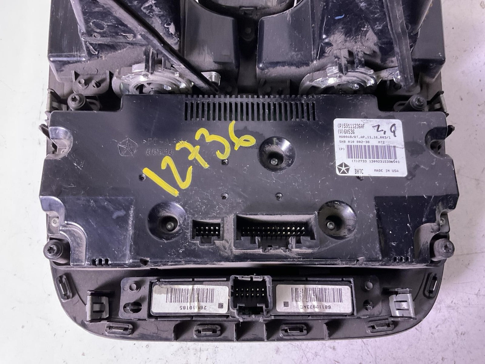 Heater A/c Control CHRYSLER TOWN CNTRY 12 13 14 15 167