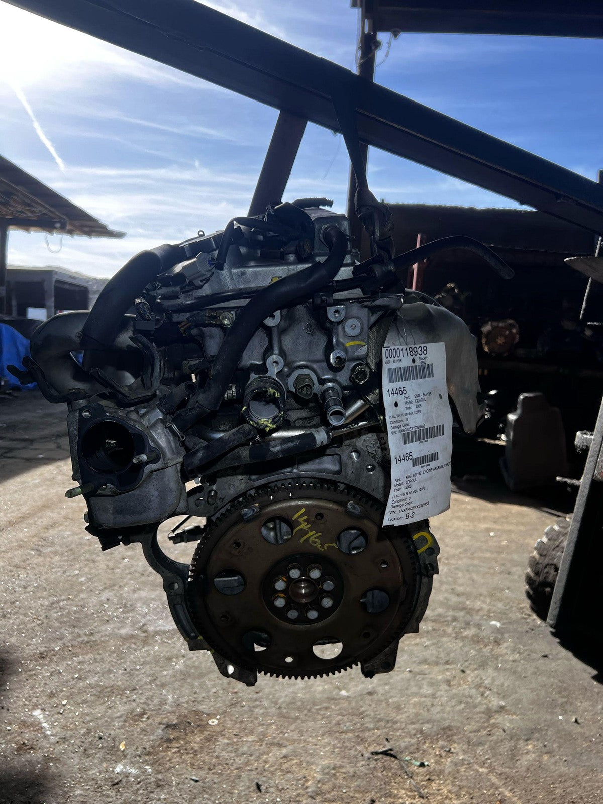 2000 Toyota Corolla 1.8L Engine Assembly 1ZZ-FE OEM Motor LE Sedan3