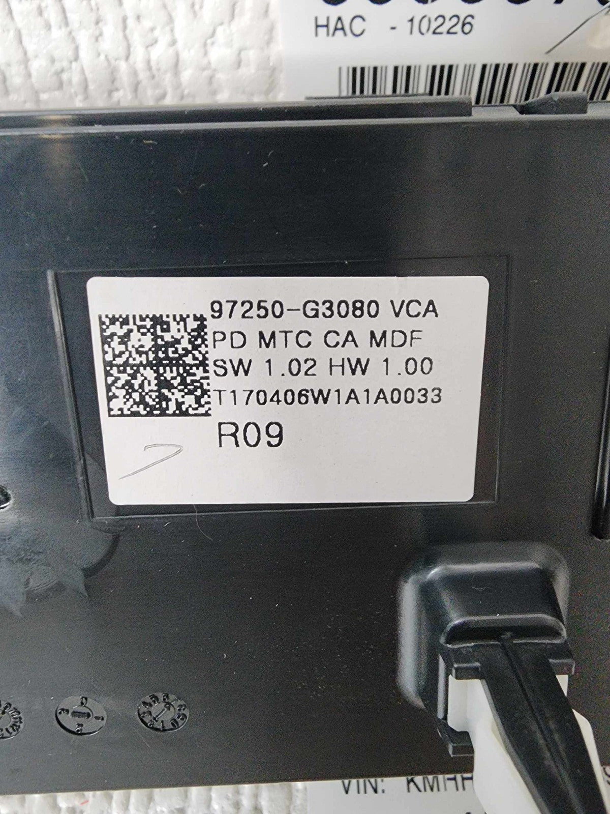 Heater A/c Control HYUNDAI ELANTRA 18 19 208